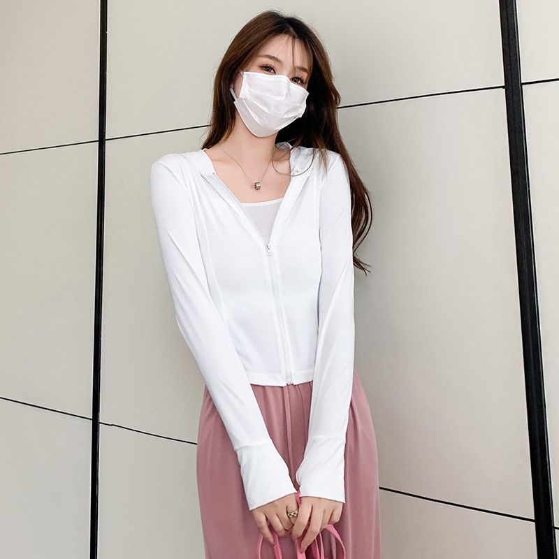 24HH273.11 - ÁO KHOÁC CHỐNG NẮNG DÁNG NGẮN