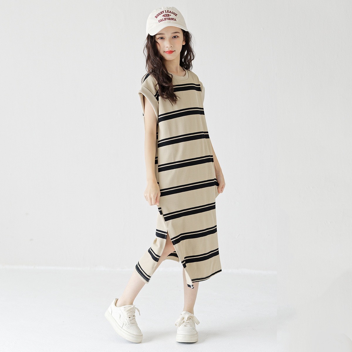 24HH283.01 - VÁY SUÔNG COTTON BÉ GÁI