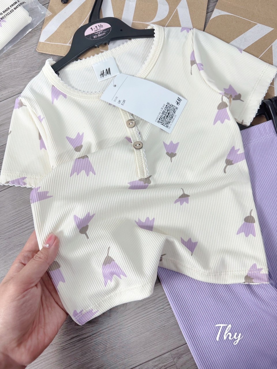 24HAVN01.283 - SÉT 2 BỘ TĂM CỘC TAY TIỂU THƯ PASTEL
