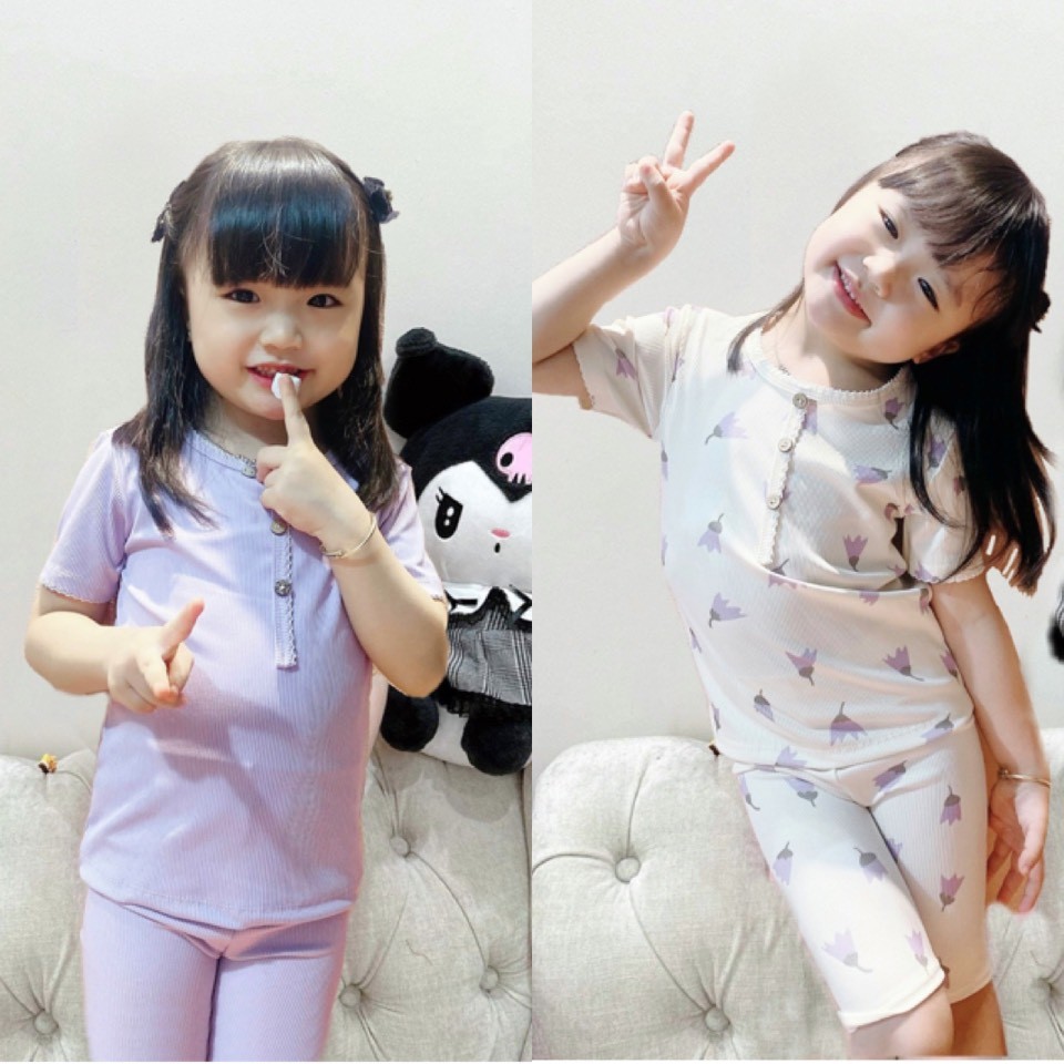 24HAVN01.283 - SÉT 2 BỘ TĂM CỘC TAY TIỂU THƯ PASTEL