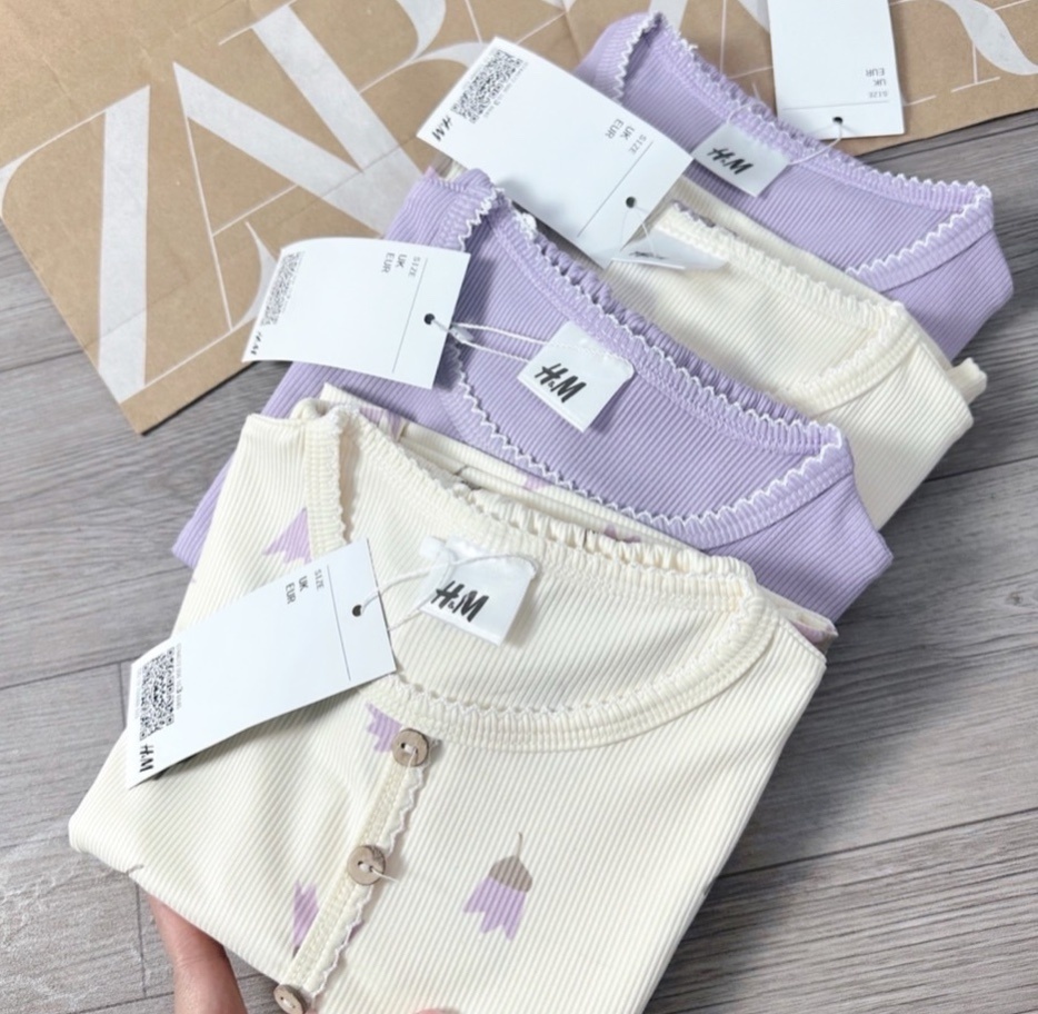 24HAVN01.283 - SÉT 2 BỘ TĂM CỘC TAY TIỂU THƯ PASTEL