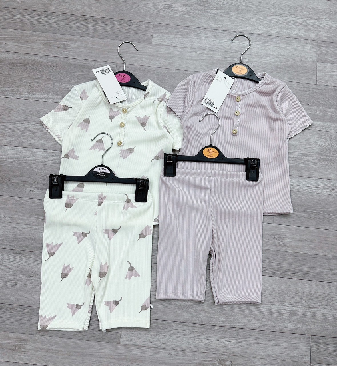24HAVN01.283 - SÉT 2 BỘ TĂM CỘC TAY TIỂU THƯ PASTEL