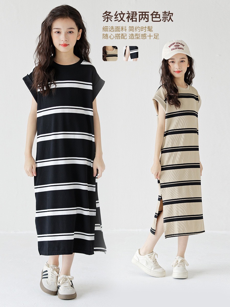 24HH283.01 - VÁY SUÔNG COTTON BÉ GÁI