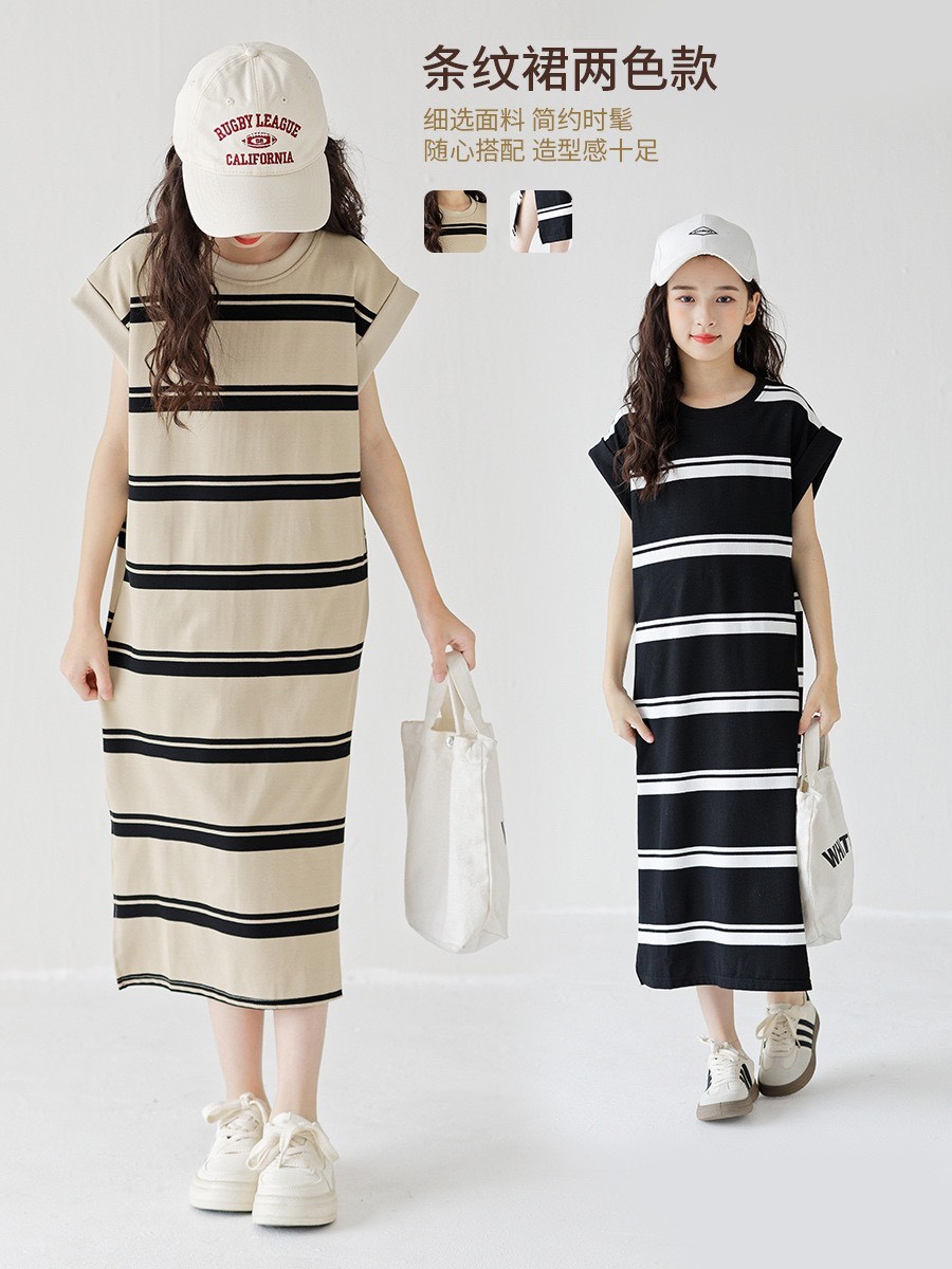 24HH283.01 - VÁY SUÔNG COTTON BÉ GÁI