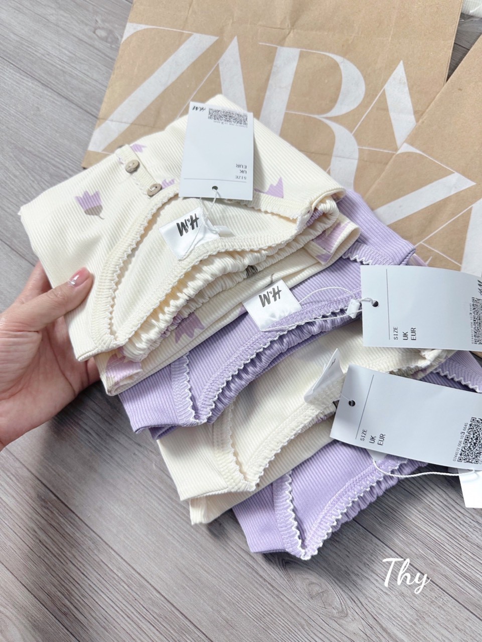 24HAVN01.283 - SÉT 2 BỘ TĂM CỘC TAY TIỂU THƯ PASTEL