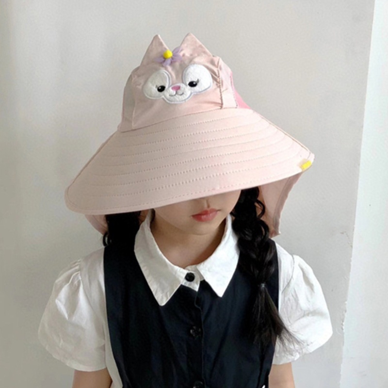 24HA283.08 - MŨ VÀNG RỘNG 4 MÀU CHO BÉ