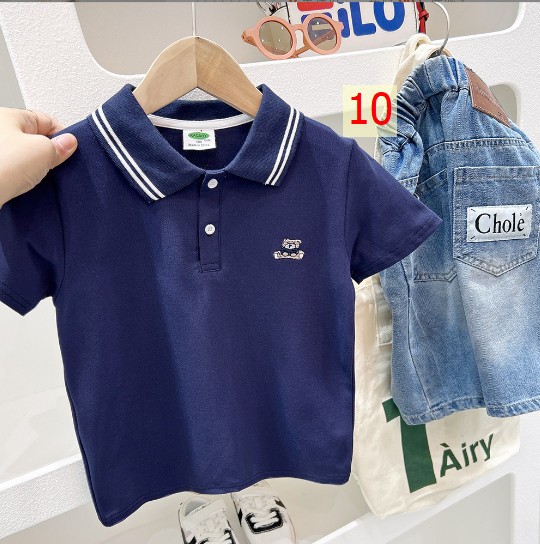 24HH293.15 - BST ÁO POLO CAO CẤP CHO BÉ