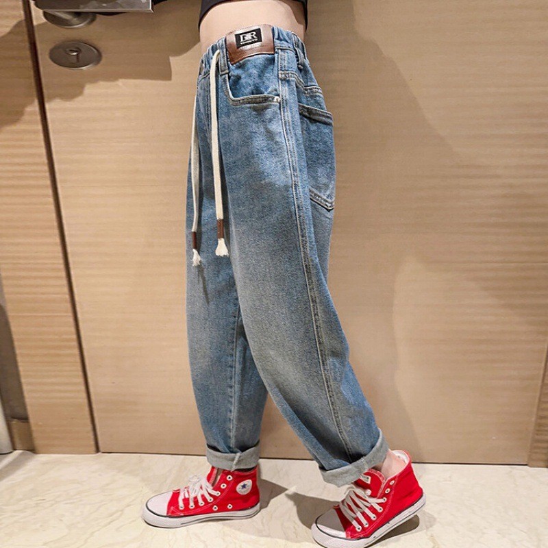24HA293.05 - QUẦN BAGGY JEAN BÉ GÁI SZ ĐẠI