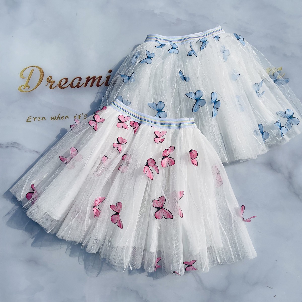 24HH303.14- VÁY BÉ GÁI HÌNH BƯỚM.
