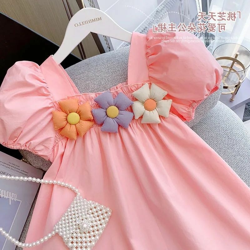 24HA303.03 - VÁY ĐÍNH HOA NGỰC