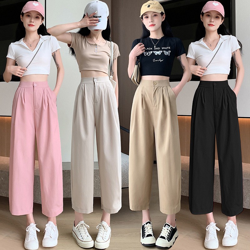 24HH303.03 - QUẦN VẢI SUÔNG NỮ