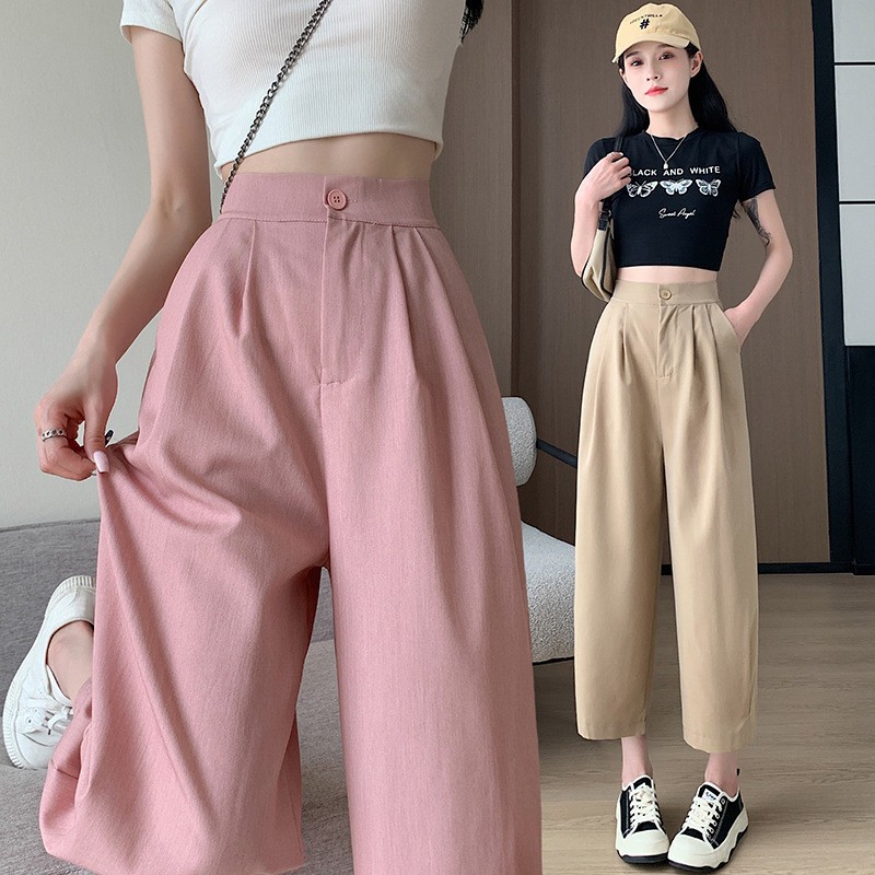 24HH303.03 - QUẦN VẢI SUÔNG NỮ