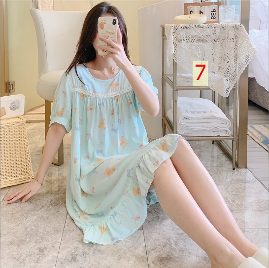 24HH313.03 - VÁY LANH LỤA SIÊU MÁT