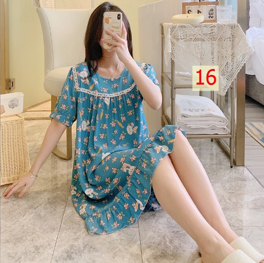 24HH313.03 - VÁY LANH LỤA SIÊU MÁT