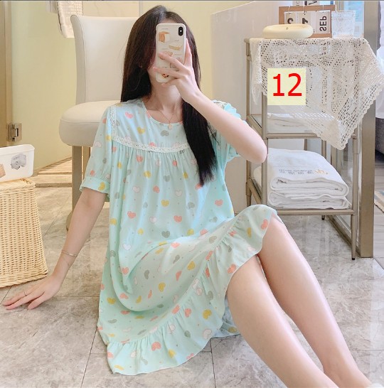 24HH313.03 - VÁY LANH LỤA SIÊU MÁT