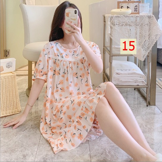 24HH313.03 - VÁY LANH LỤA SIÊU MÁT