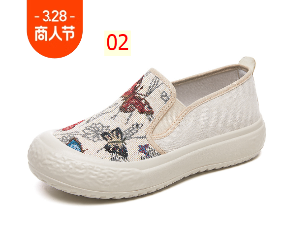 24HA313.13 - GIÀY VẢI NỮ