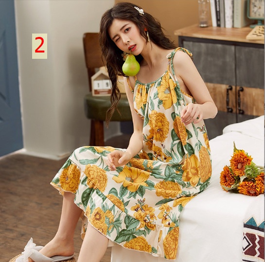 24HH313.07 - VÁY 2 DÂY MẶC NHÀ