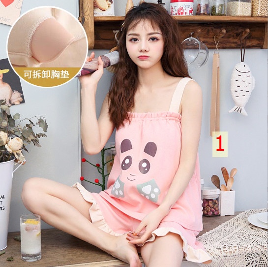 24HH313.02 - SET NGỦ COTTON KÈM BRA