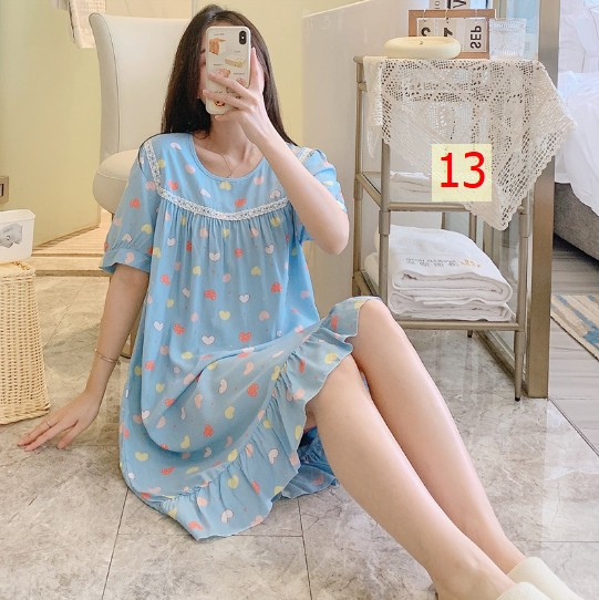 24HH313.03 - VÁY LANH LỤA SIÊU MÁT