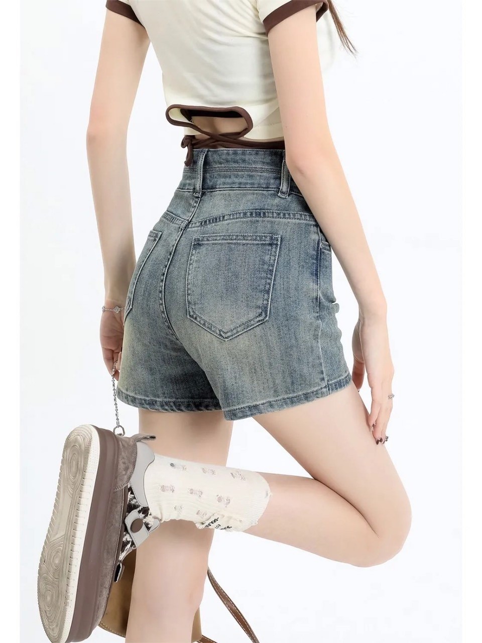 24HH313.05 - SOOC JEAN CẠP CAO