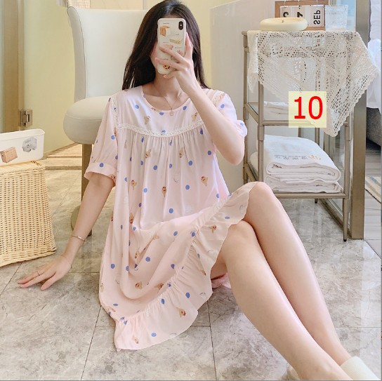 24HH313.03 - VÁY LANH LỤA SIÊU MÁT