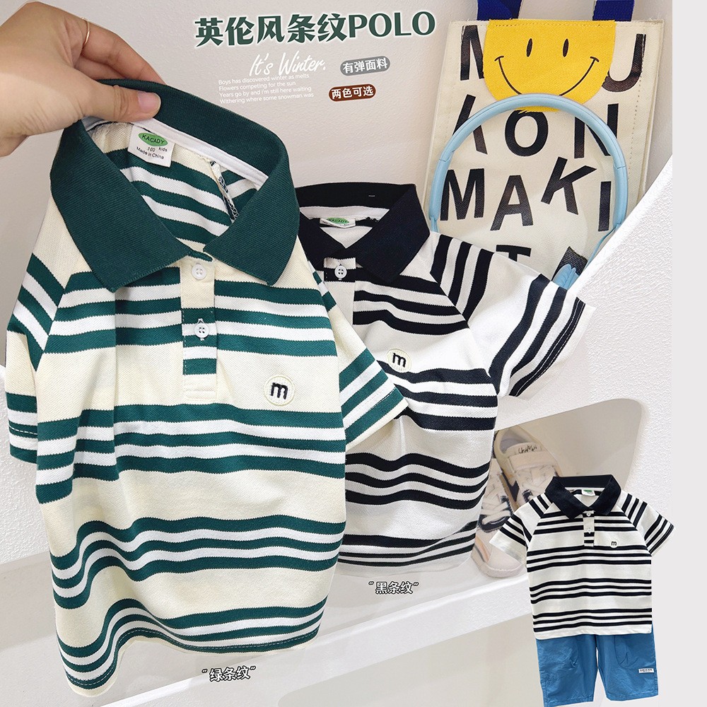 24HH313.01 - ÁO POLO BÉ TRAI HÀNG KACADY