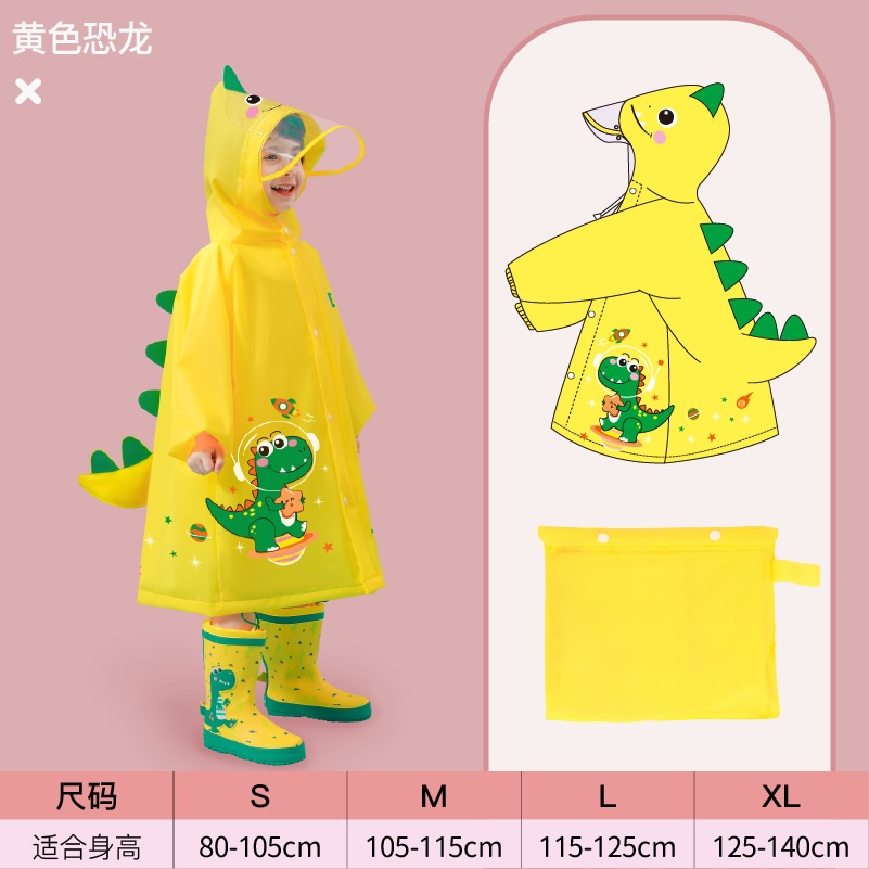 24HA14.11 - ÁO MƯA HOẠT HÌNH CHO BÉ