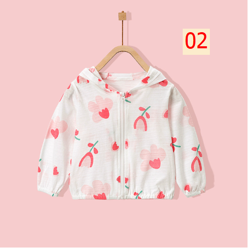 24HH14.02 - ÁO KHOÁC MỎNG CHỐNG NẮNG CHO BÉ