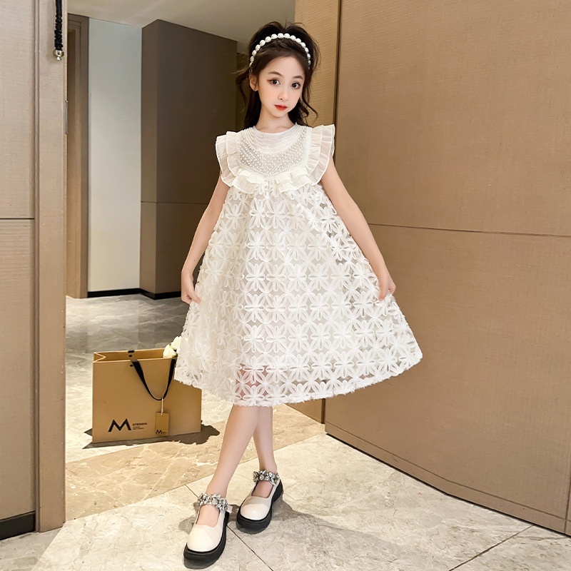 24HA14.13 - VÁY BÉ GÁI SIZE ĐẠI ĐÍNH NGỌC