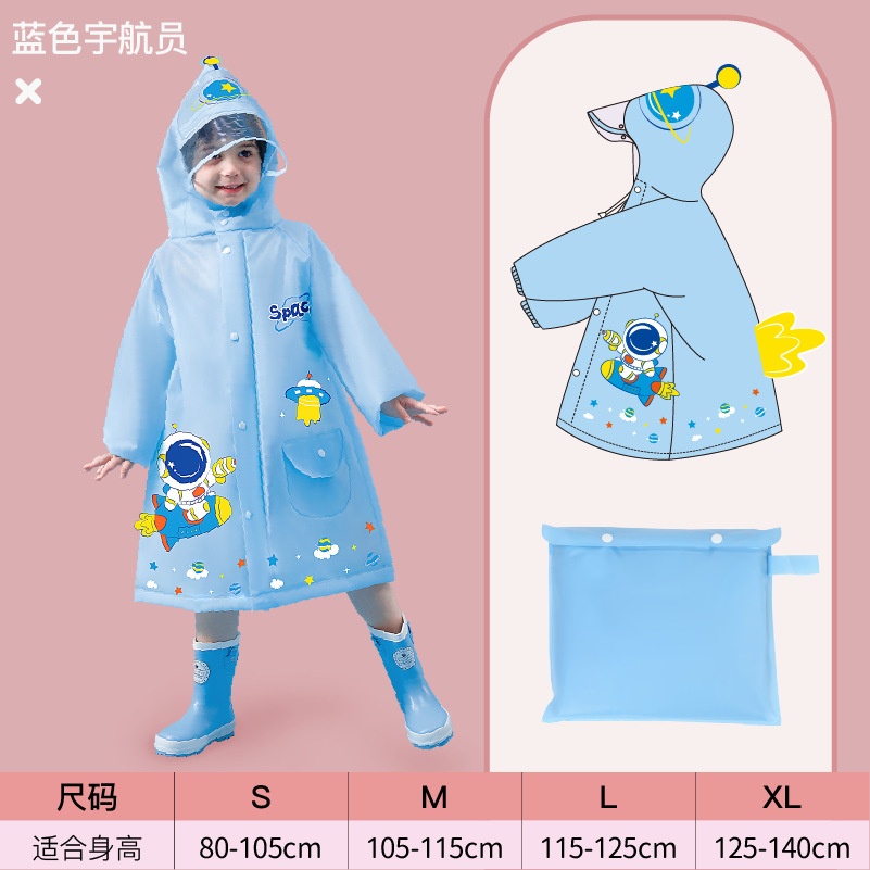 24HA14.11 - ÁO MƯA HOẠT HÌNH CHO BÉ