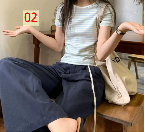 24HA14.05 - ÁO KẺ 2 MÀU RS