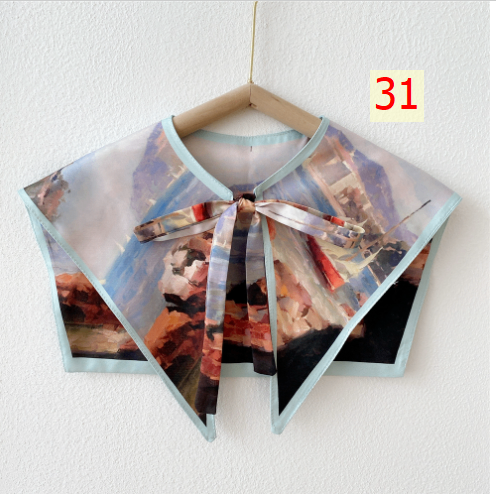 24HH24.06 - KHĂN CHOÀNG GIẢ CỔ ÁO
