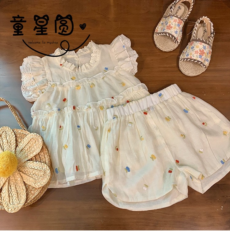 24HA224.14 - SET BỘ CỘC THÊU HOA