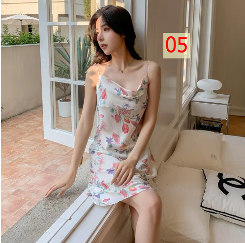 24HH24.09 - VÁY LỤA 2 DÂY QCCC
