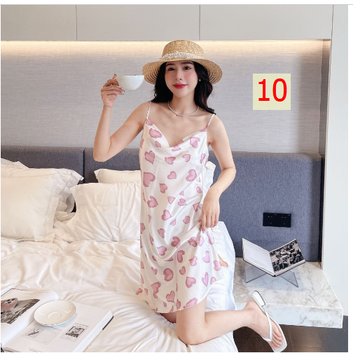 24HH24.09 - VÁY LỤA 2 DÂY QCCC