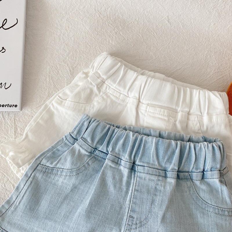 24HA24.09 - QUẦN SHORT DENIM 2 MÀU BÉ GÁI