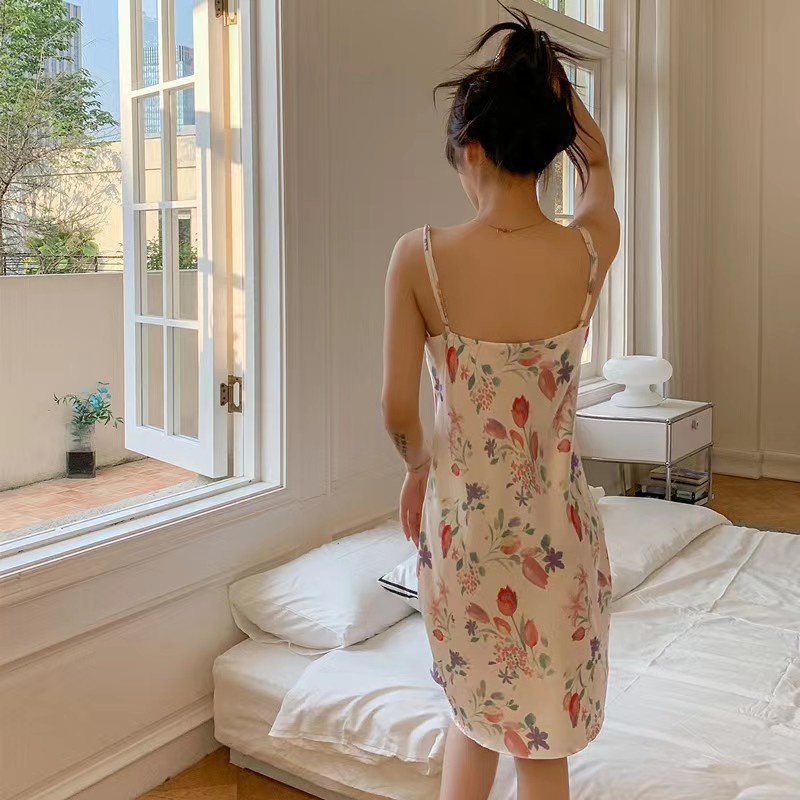 24HH24.09 - VÁY LỤA 2 DÂY QCCC