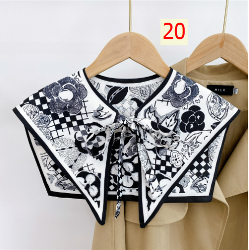 24HH24.06 - KHĂN CHOÀNG GIẢ CỔ ÁO