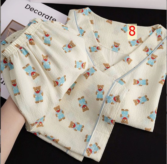 24HA34.16 - BỘ ĐỒ NGỦ CỘC TAY CHO NỮ