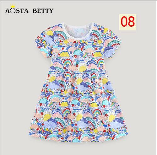 24HA44.19 - VÁY BÉ GÁI HÃNG AOSTA BETTY