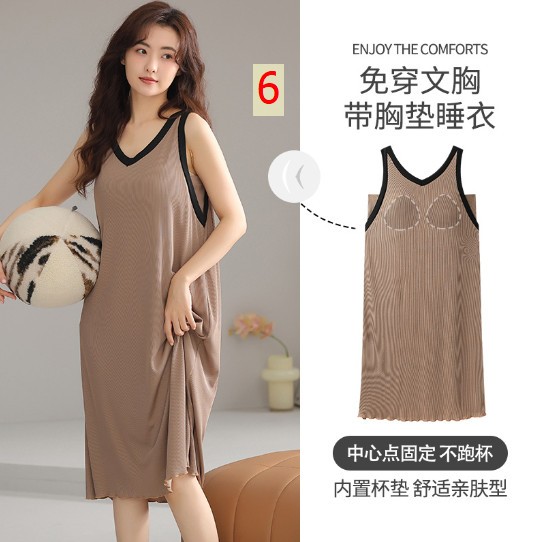 24HH44.03 - VÁY NGỦ 2 DÂY NỮ