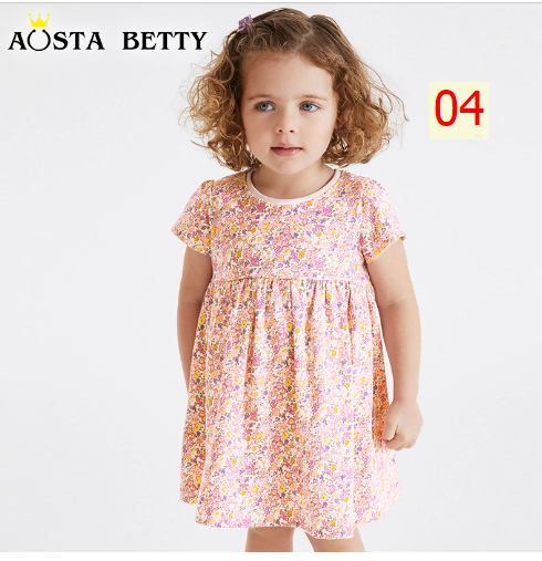 24HA44.19 - VÁY BÉ GÁI HÃNG AOSTA BETTY