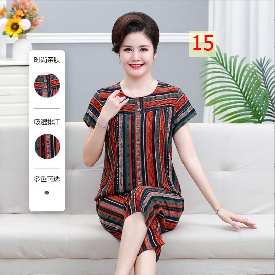 24HH44.08 - BỘ MẶC NHÀ TRUNG NIÊN