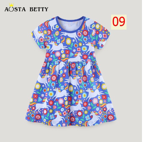 24HA44.19 - VÁY BÉ GÁI HÃNG AOSTA BETTY