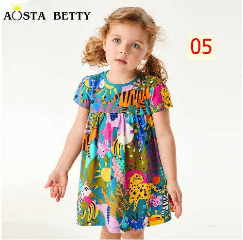 24HA44.19 - VÁY BÉ GÁI HÃNG AOSTA BETTY
