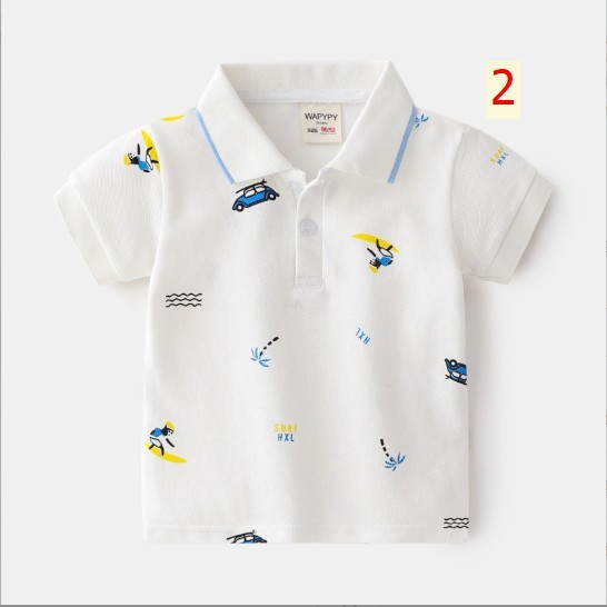 24HH44.06 - ÁO POLO HÃNG WAPPY BÉ TRAI