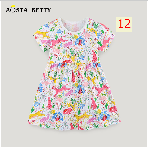 24HA44.19 - VÁY BÉ GÁI HÃNG AOSTA BETTY