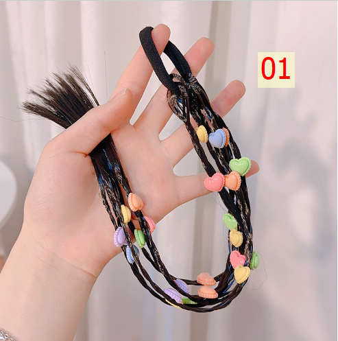 24HA44.18 - SET 2 BÍM TÓC ĐÍNH HOẠ TIẾT BÉ GÁI