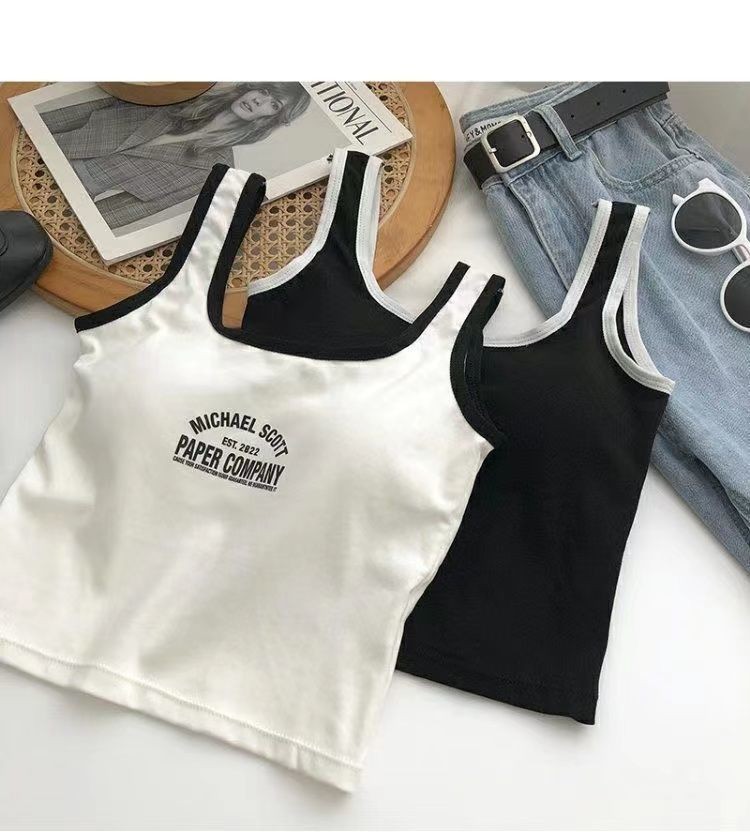 24HH64.05 - SET 2 ÁO CROPTOP SÁT NÁCH KÈM BRA